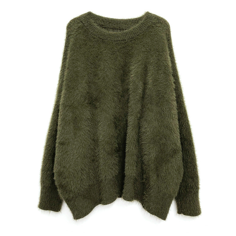 Thick Velvet Warm Knitting Sweaters Tops for Women