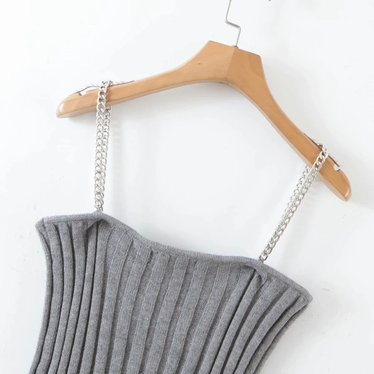 Autumn Women Knitted Straps&sweater Sets