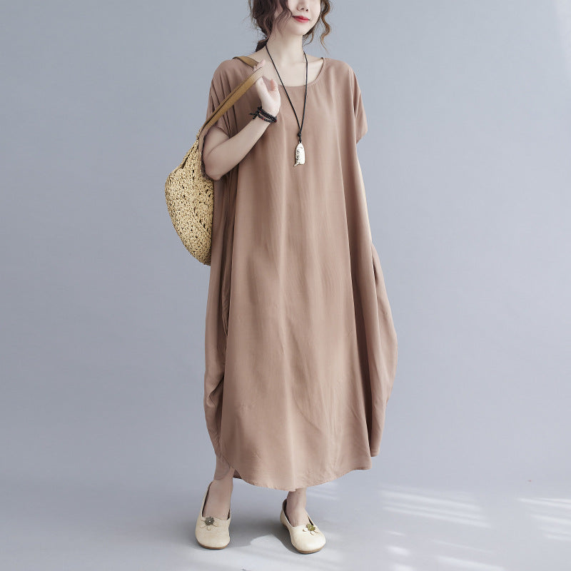 Summer Simple Design Long Cozy Dresses