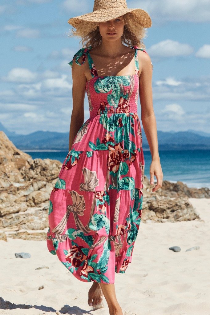 Women Summer Holiday Bangdage Long Dresses-STYLEGOING