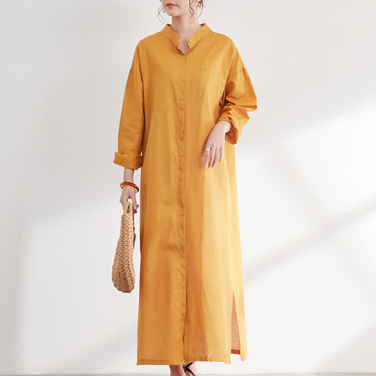 Casual Women Cozy Long Shirts Dresses