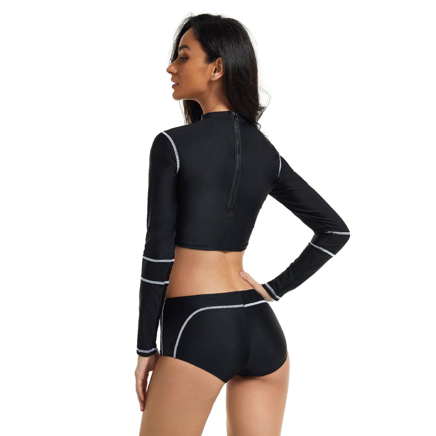 Sexy Women Long Sleeves Surfing Wetsuits