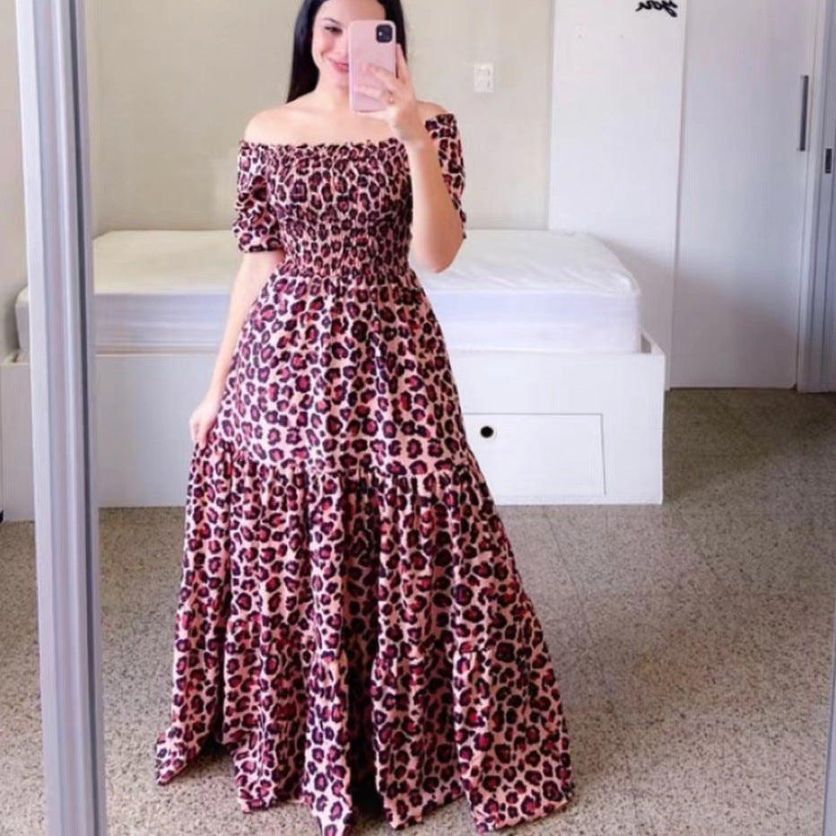 Sexy Off The Shoulder Flowers Long Dresses