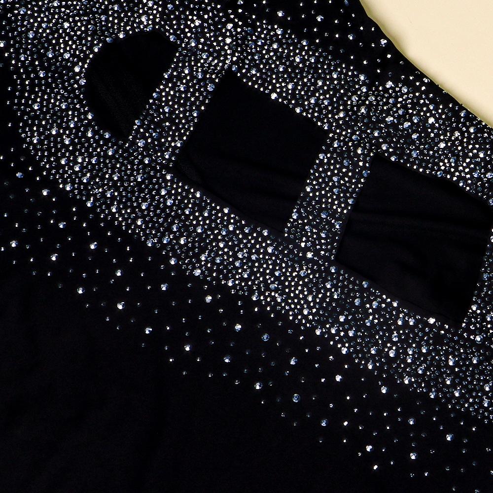 Sexy Long Sleeves Diamond Night Club Dresses-STYLEGOING