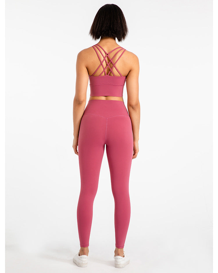 Sexy Women Outdoor Running Yoga Sets for Exercising