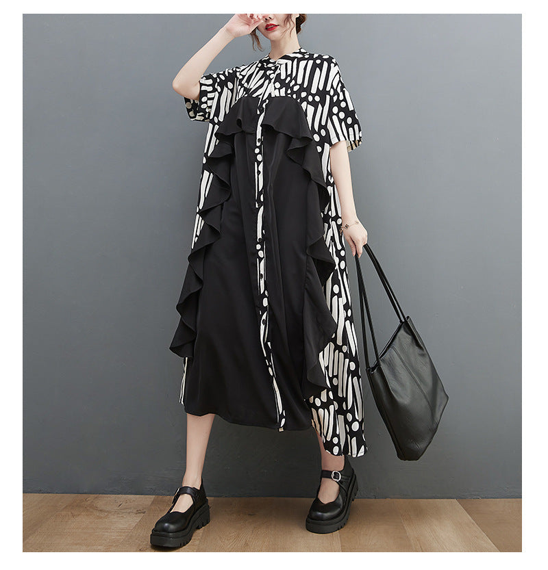 Casual Summer Chiffon Plus Sizes Long Cozy Dresses