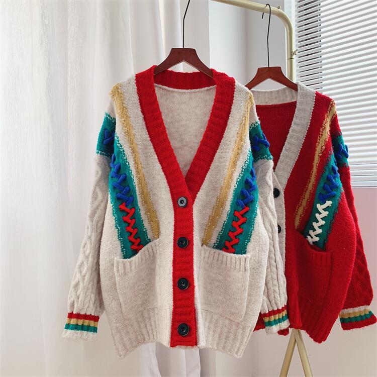 Thicken Warm Knitting Cardigan Sweaters for Women