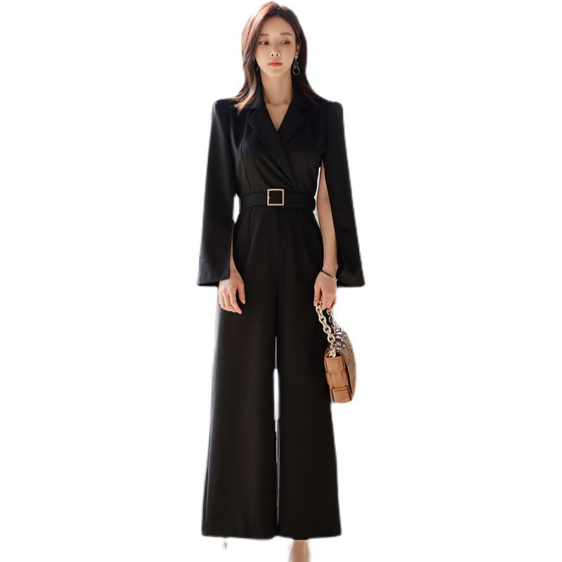 Elegant Office Lady Sheath Jumpsuits