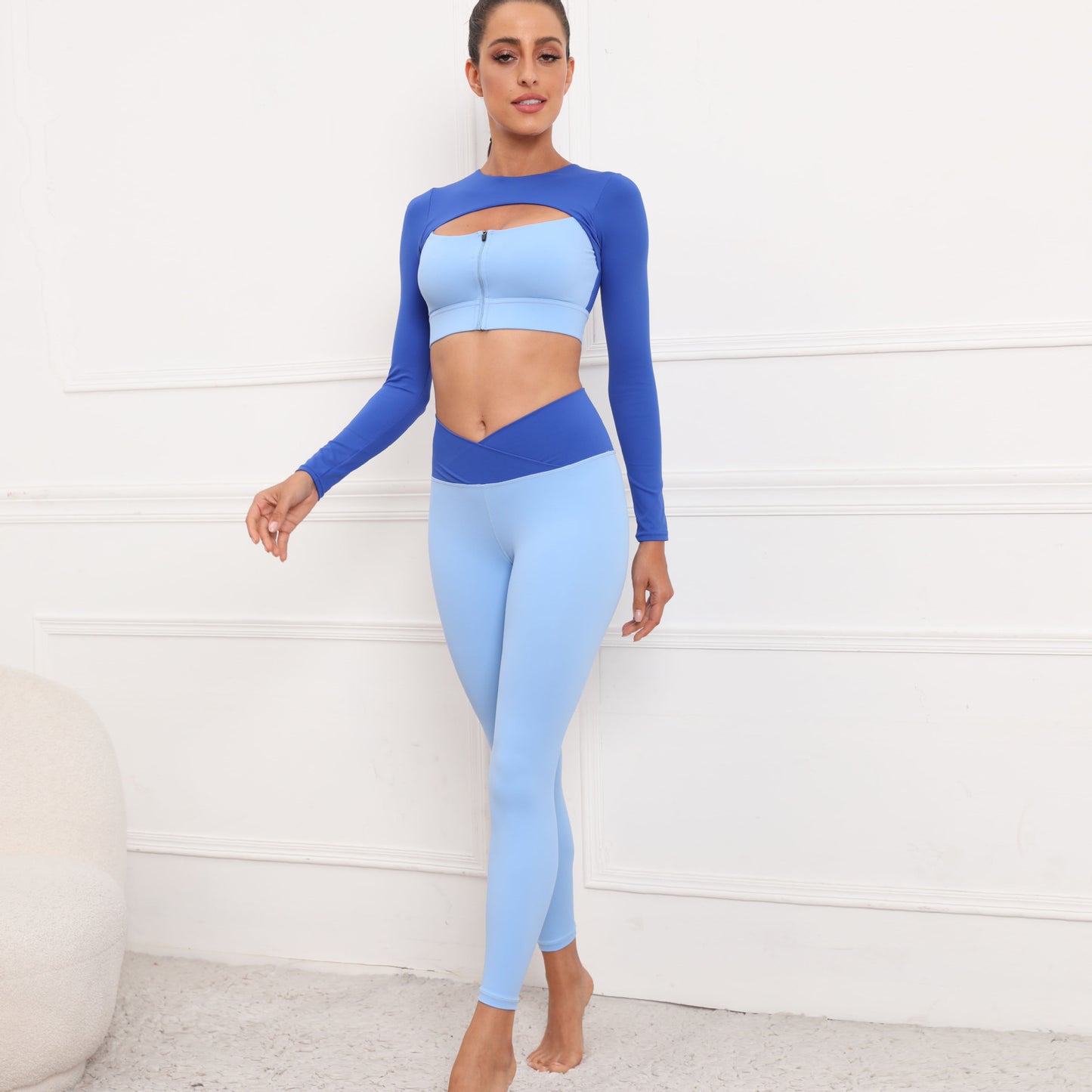 Long Sleeves Two Pieces Running Suits for Women