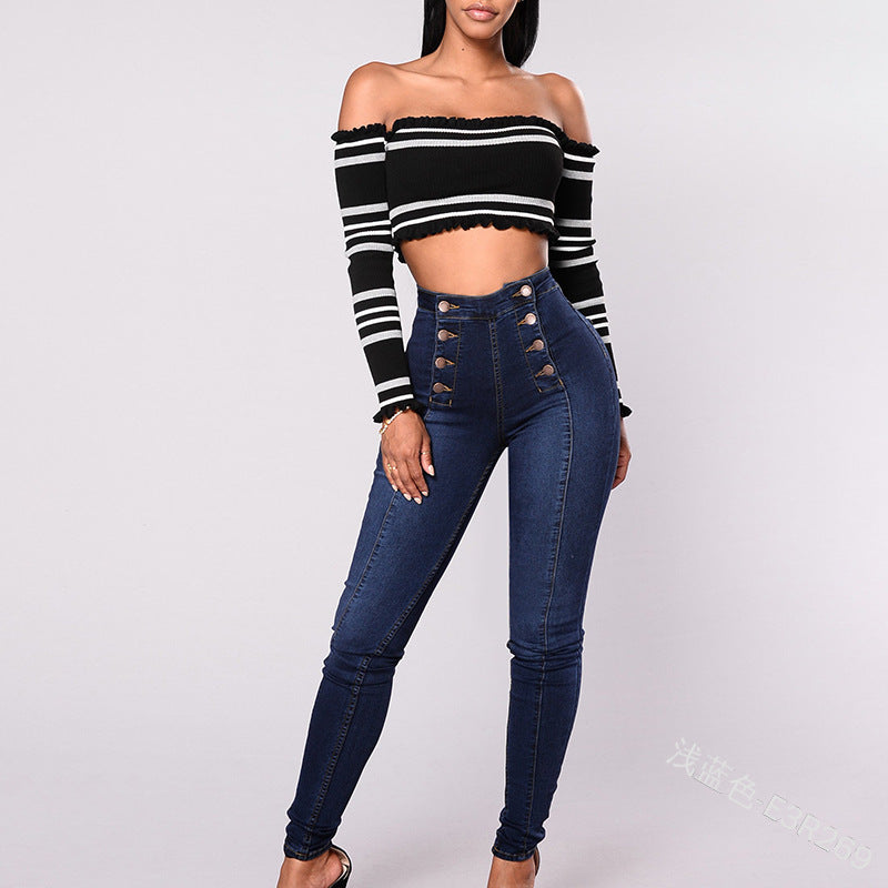 Sexy Slim Elastic Women Jeans