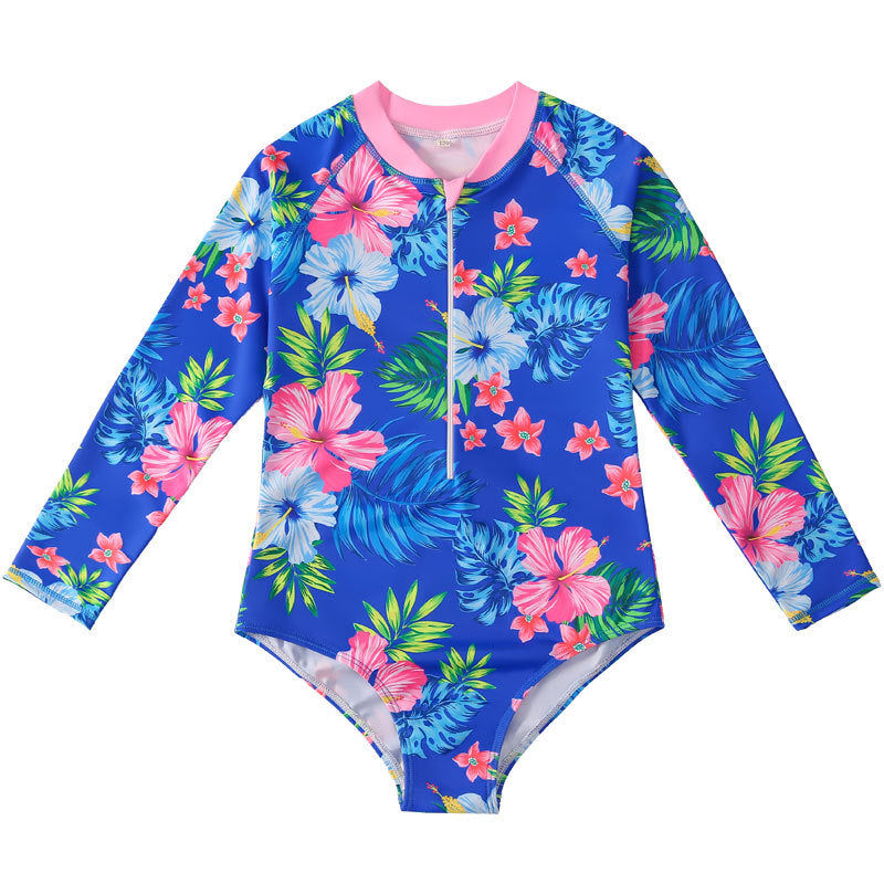 Long Sleeves Summer Beach Swimsuits for Girls
