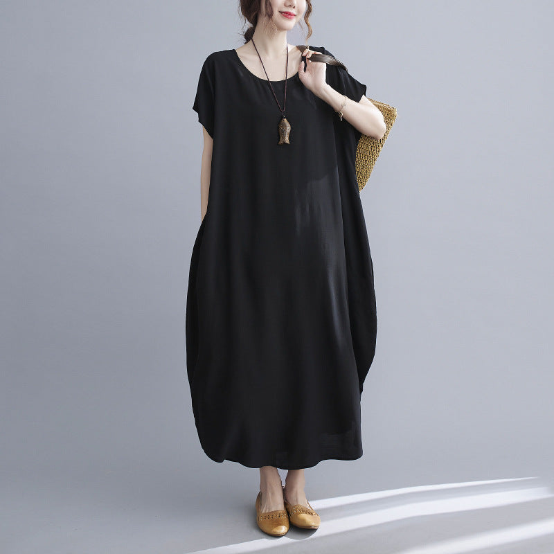 Summer Simple Design Long Cozy Dresses