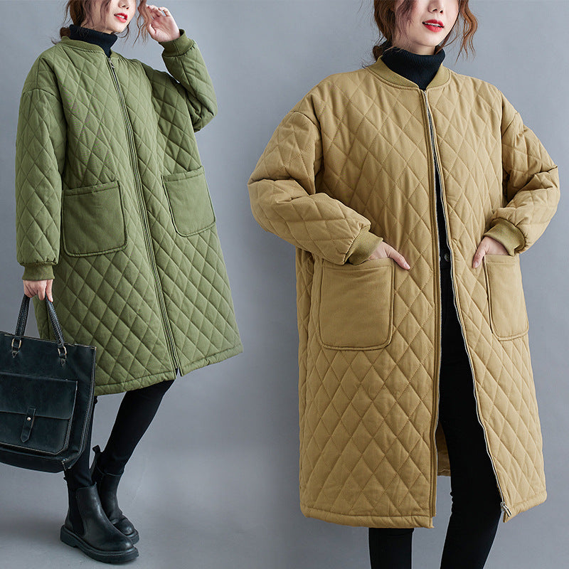 Winter Cotton Plus Sizes Coats for Women