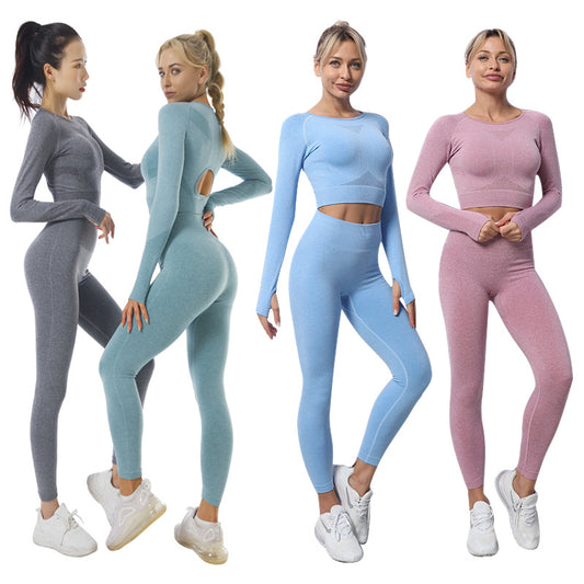 Sexy Sports Long Sleeves Yoga Suits