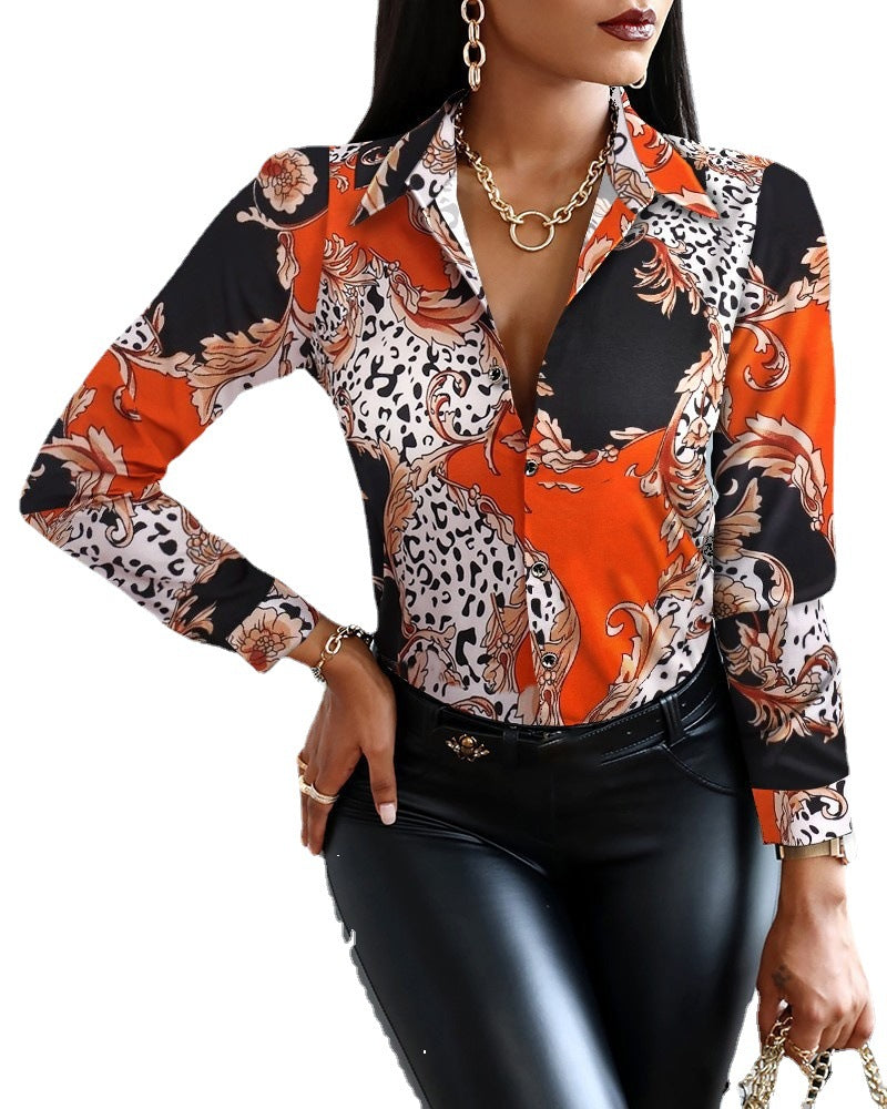 Vintage Fall Long Sleeves Shirts for Women