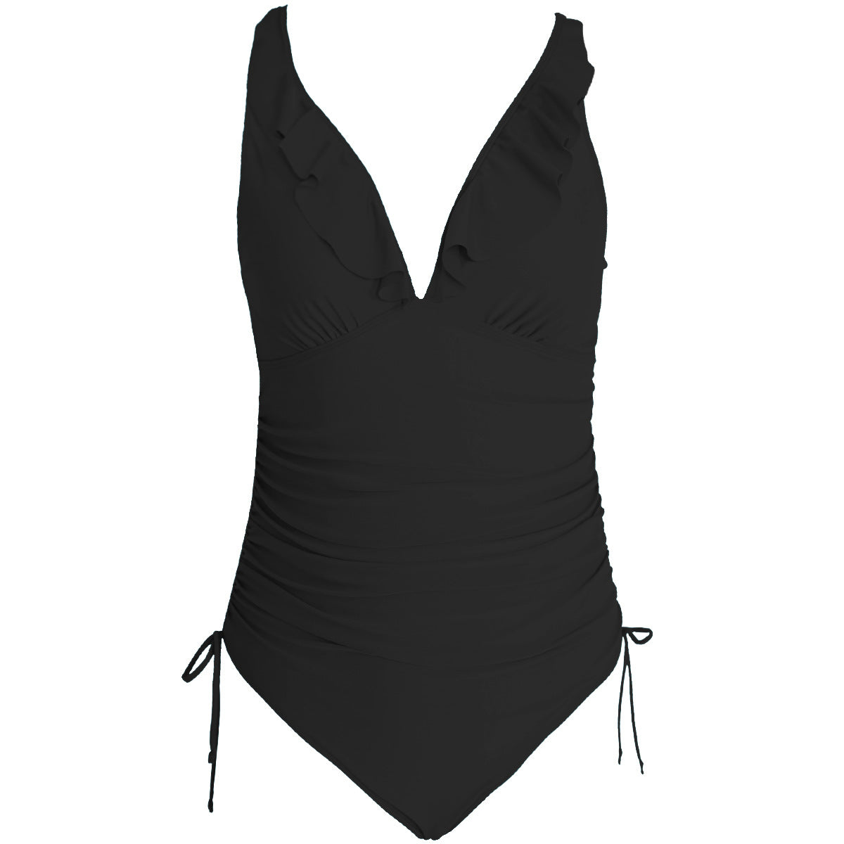 Sexy Ruffed One Piece Women Swimsuits