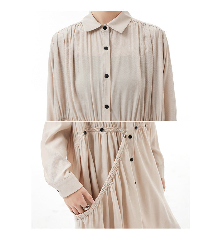 Casual Designed  A Line Shirts Dresses