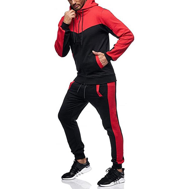 Casual Fall Men Hoody Sports Suits-STYLEGOING