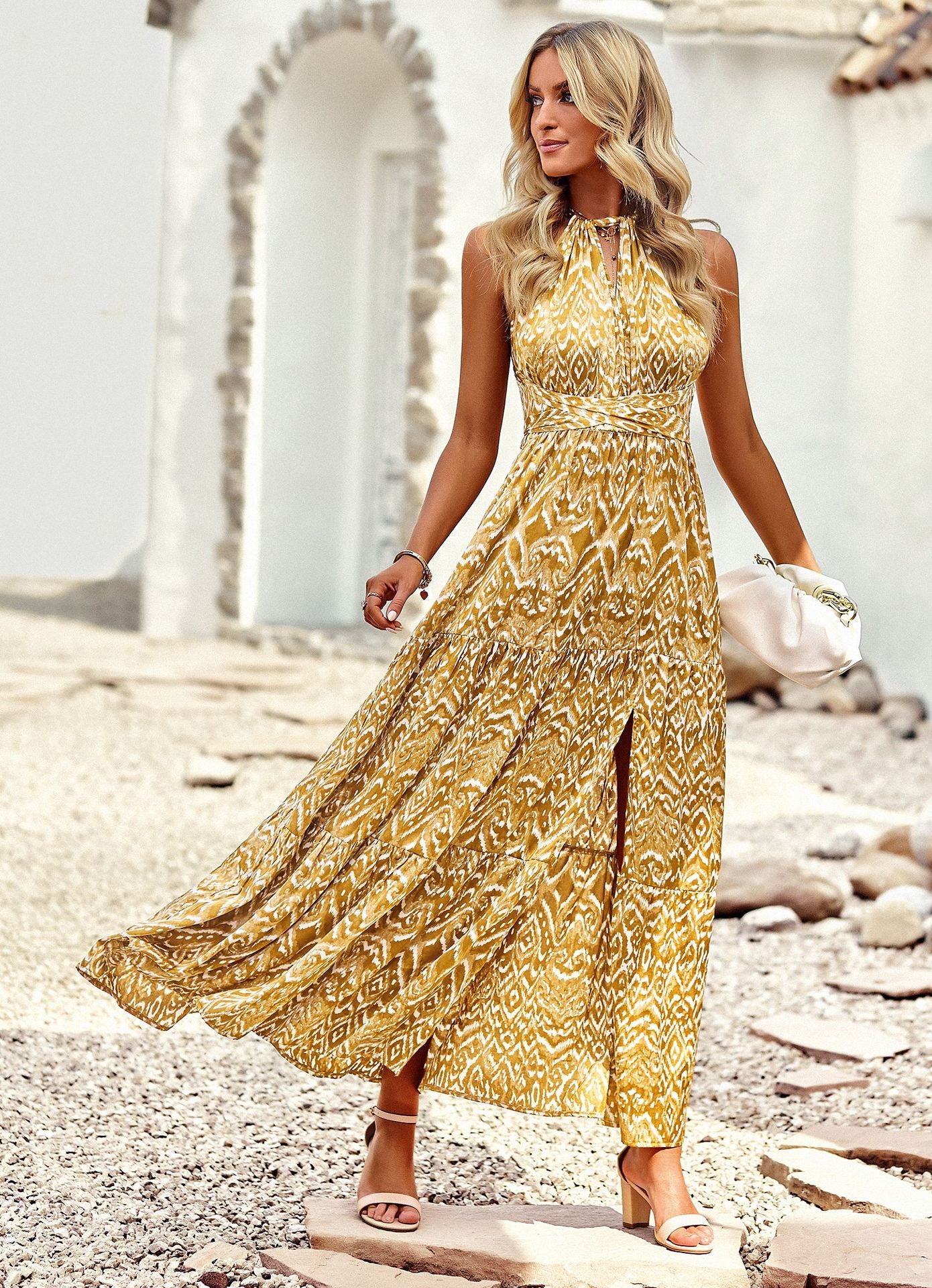 Elegant Bohemian Sleeveless Summer Long Dresses