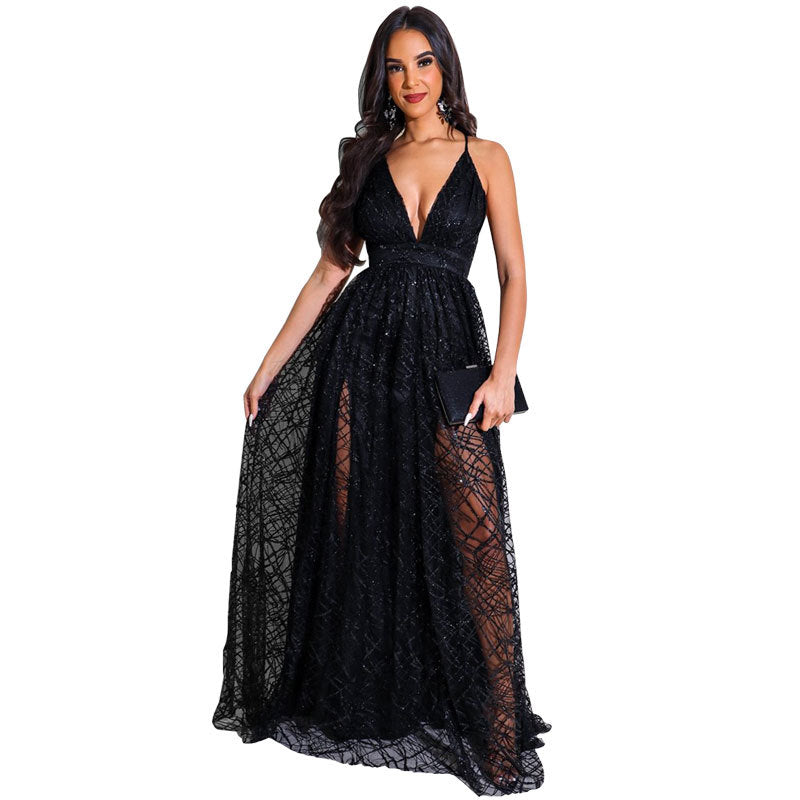 Fairy Black Long Dresses for Women