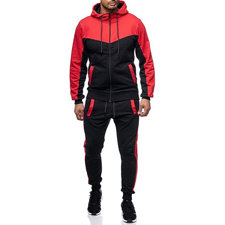 Casual Fall Men Hoody Sports Suits-STYLEGOING
