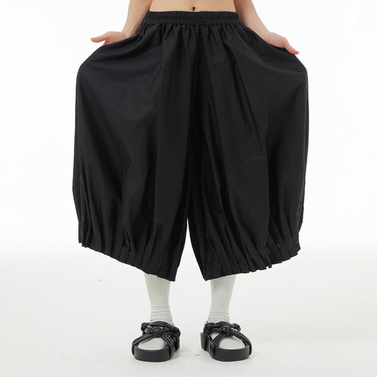Designed Summer Plus Sizes Cropped Pants