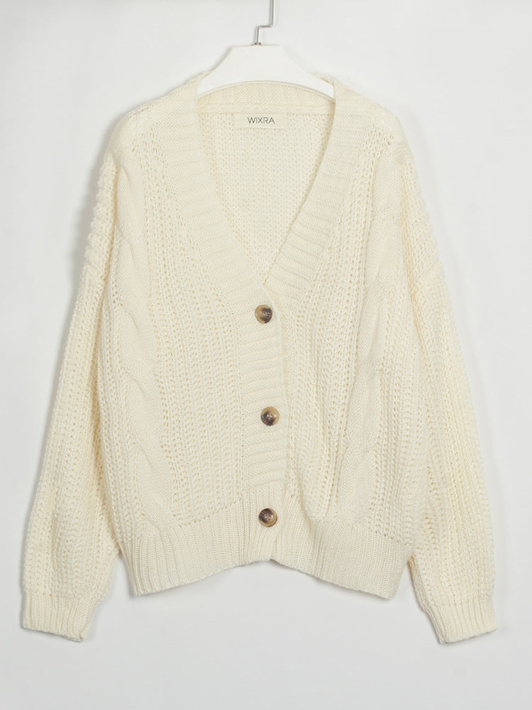 Women Button Knitted Cardigans