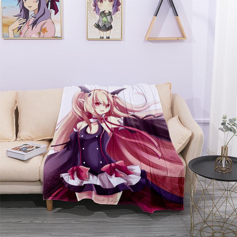 Animation Seraph Print Fleece Soft Blanket-1-50*60(inch)-Free Shipping at meselling99