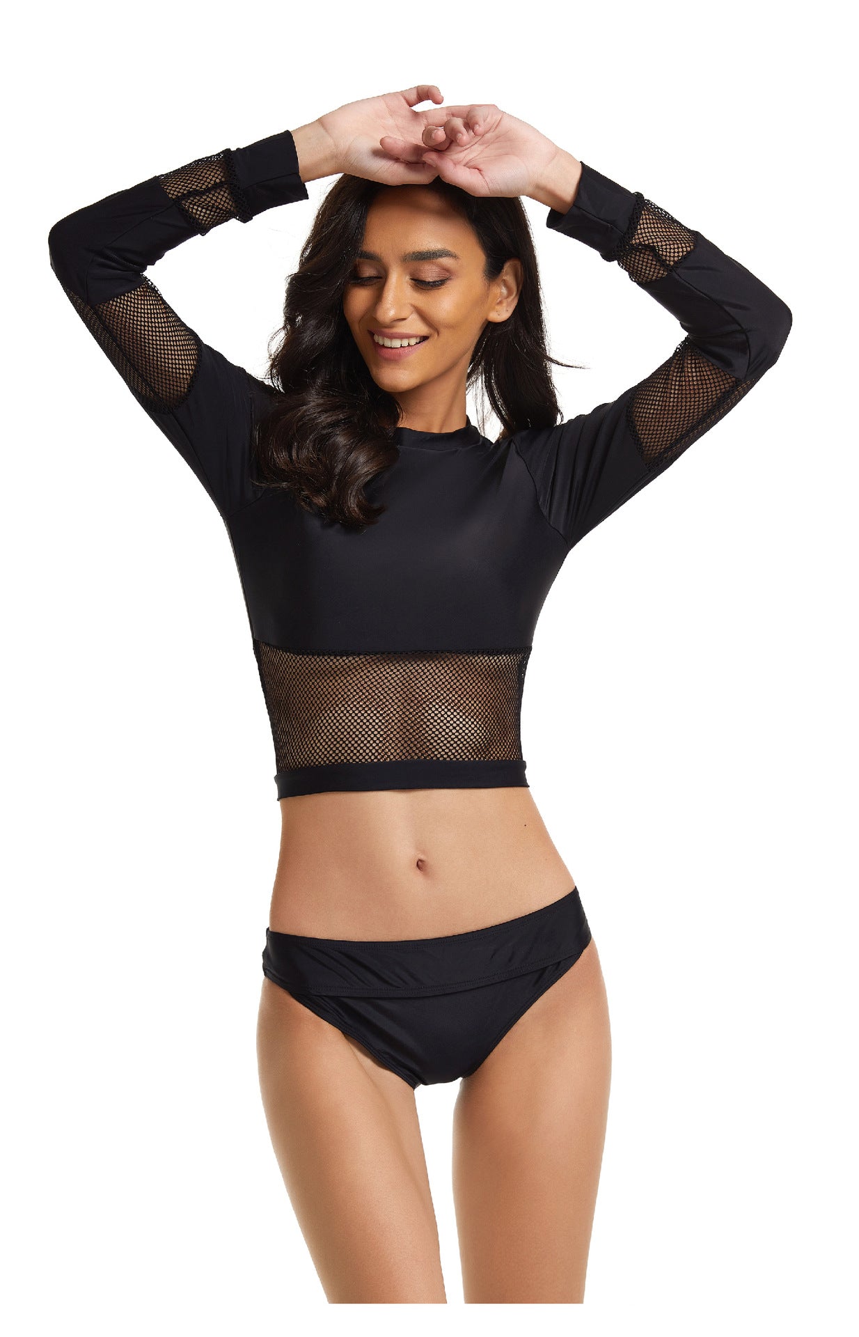 Sexy Black Diving Swimwear for Women