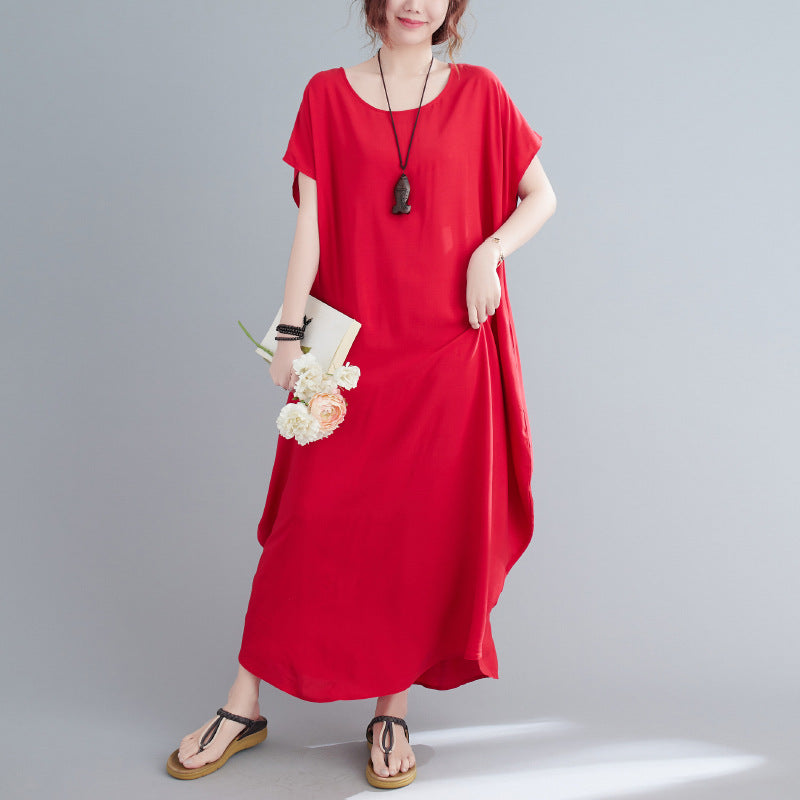 Summer Simple Design Long Cozy Dresses