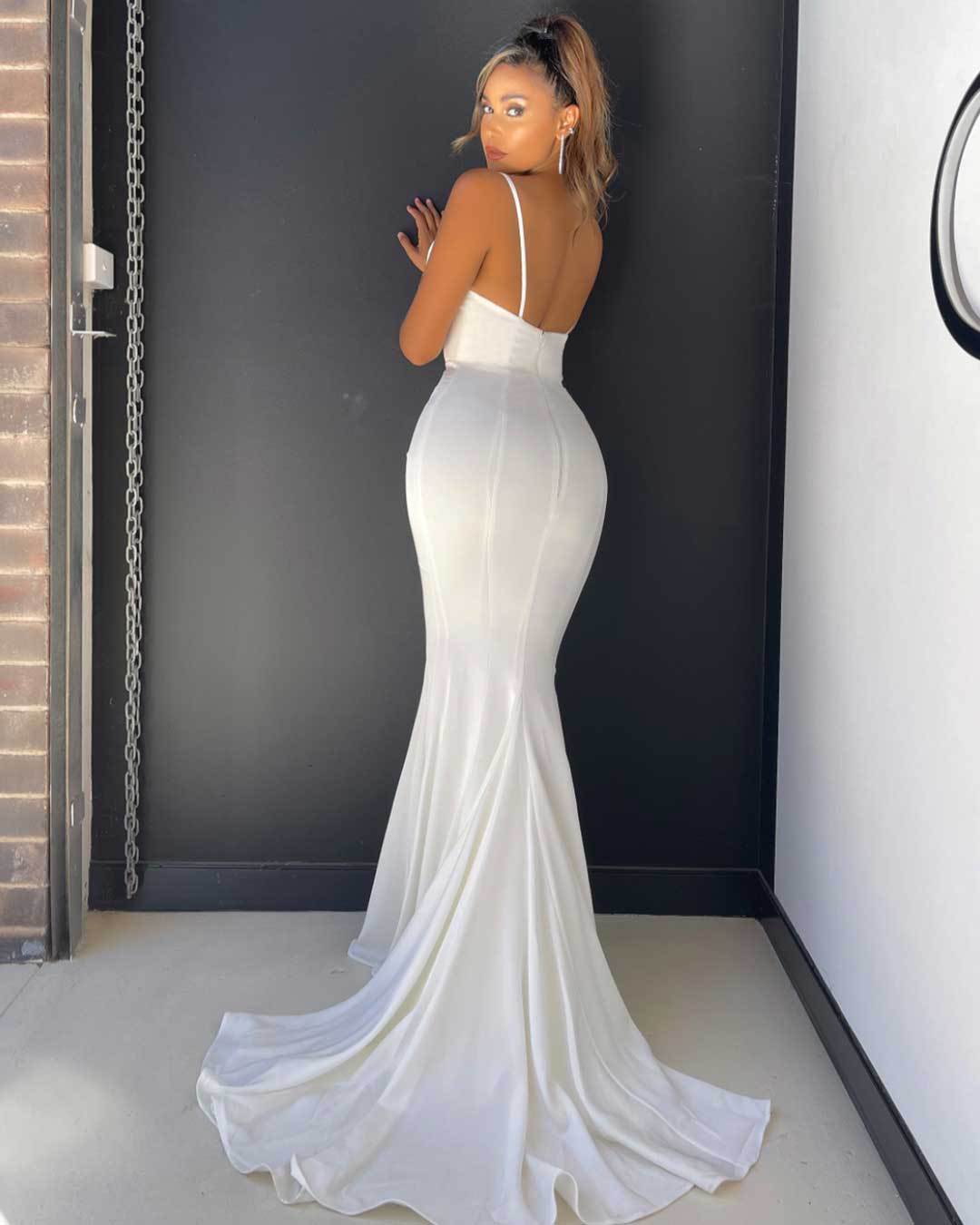 Sexy Brush Tail Evening Party Dresses-STYLEGOING