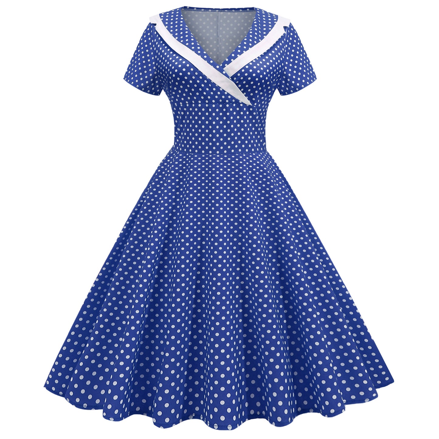 Vintage Polk Dot Women Dresses