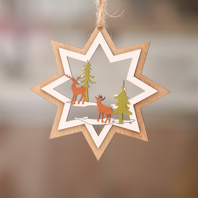 Merry Chritmas Wodden Widget for Decoration