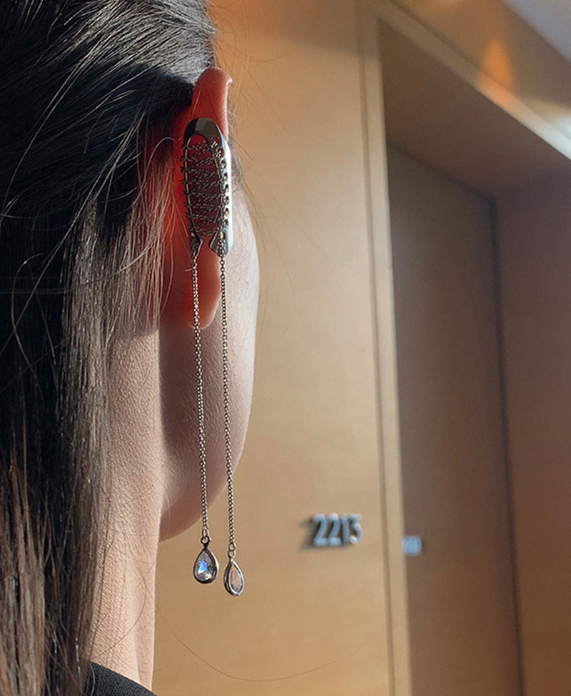 Fashion Tassels Ziron Designed Drop Earrings for Women