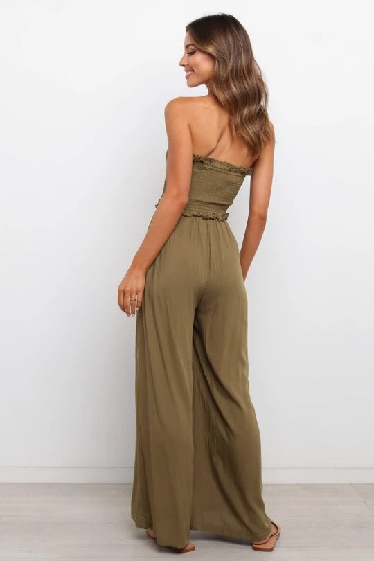 Strapless Summer Casual Jumpsuits for Women