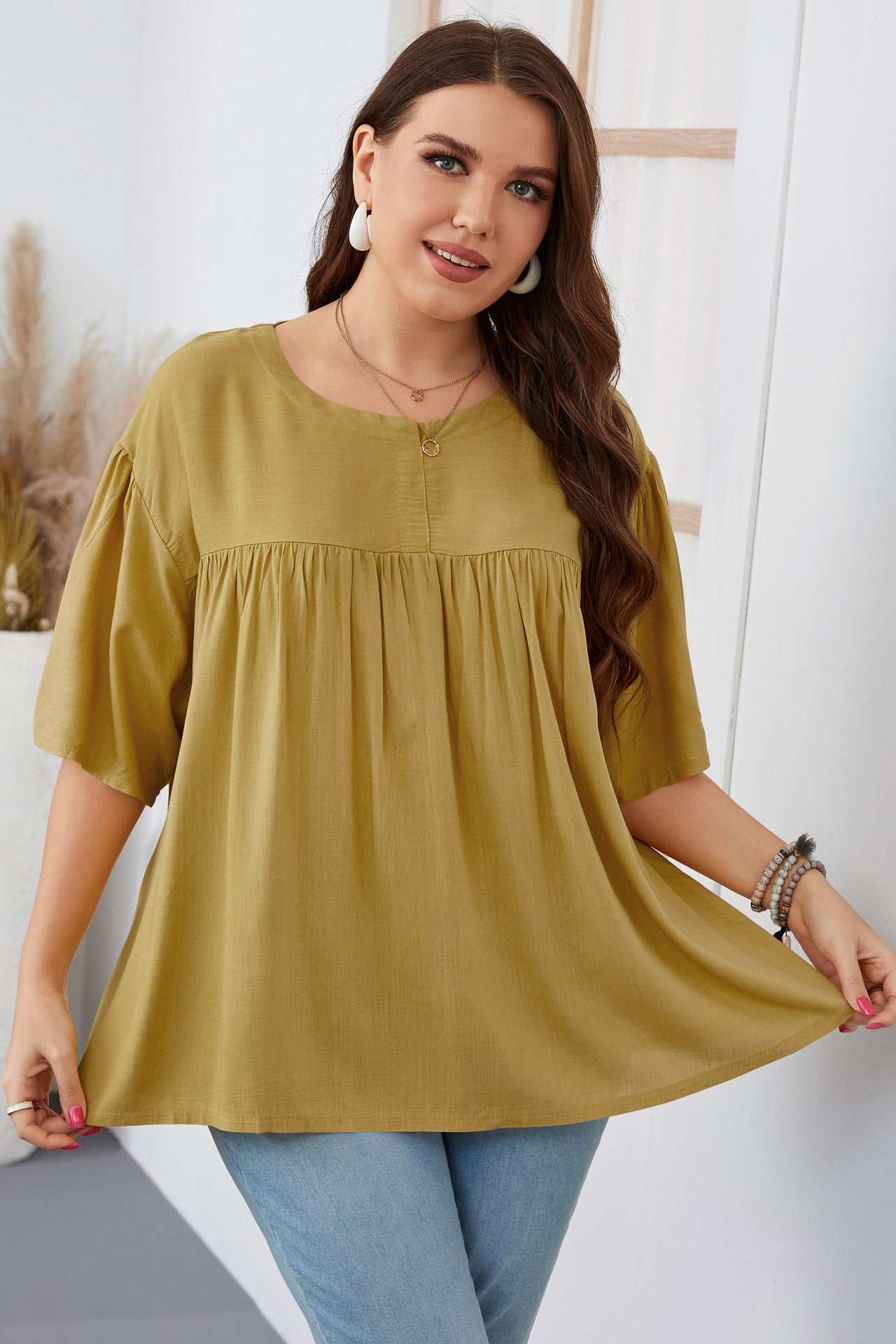 Fashion Plus Sizes Women Blouses