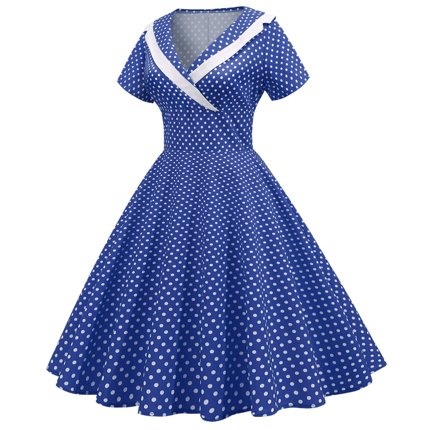 Vintage Polk Dot Women Dresses