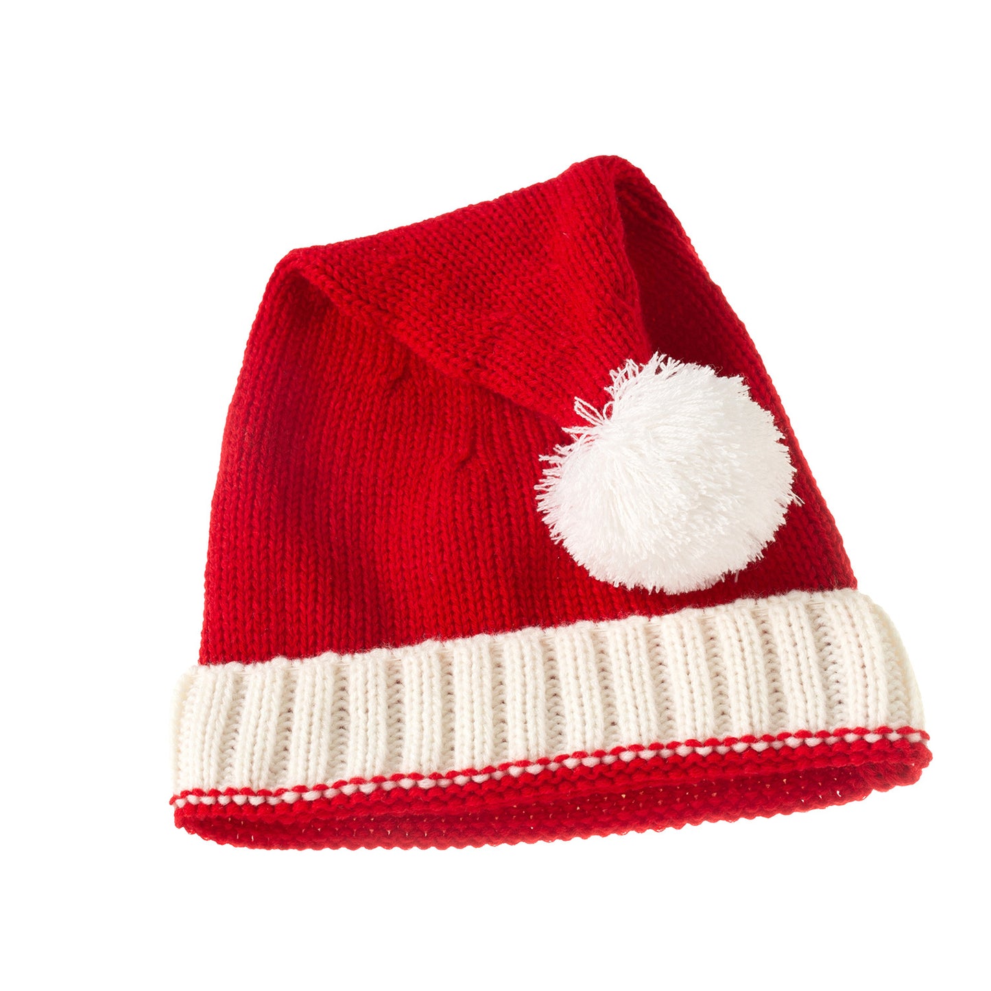 Christmas Parent-kids Red Knitted Warm Hats