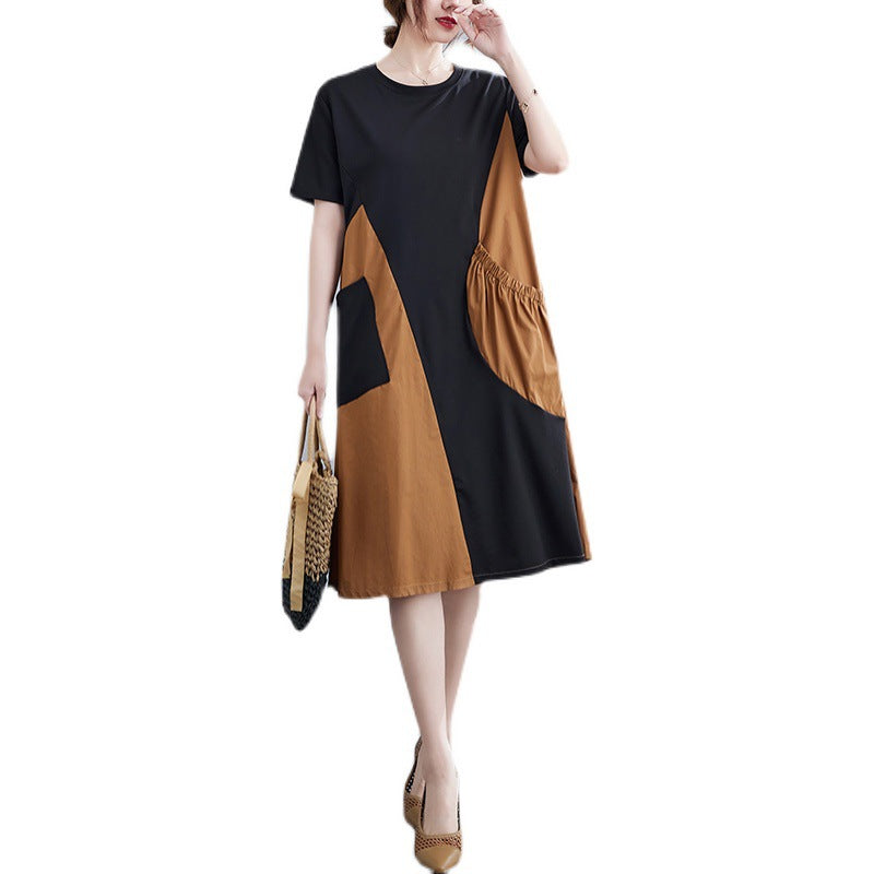 Vintage Short Sleeves Women Midi Dresses