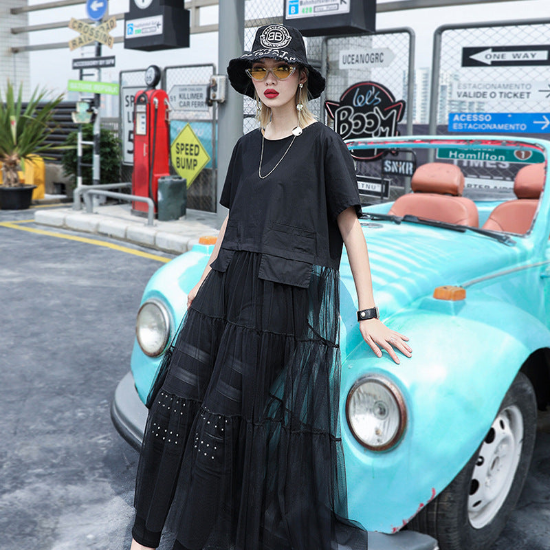 Vintage Black Summer A Line Dresses