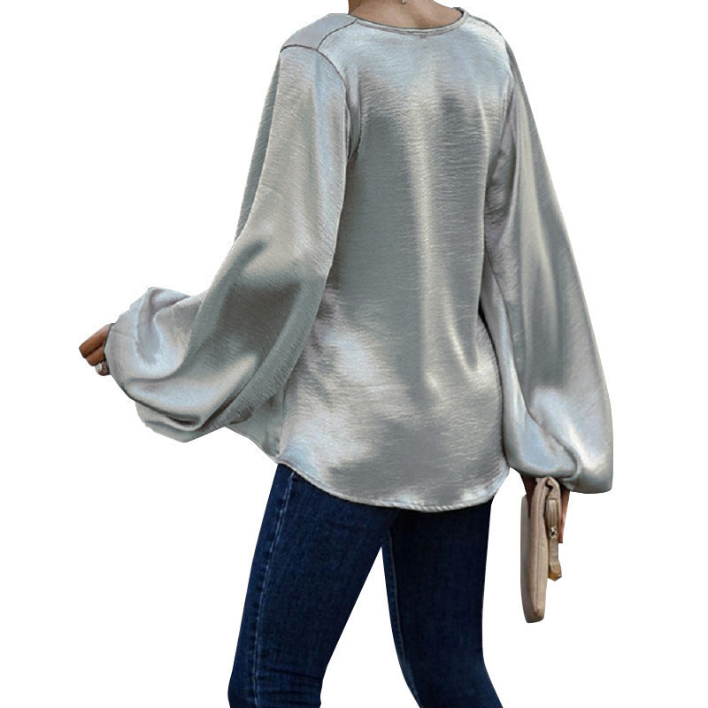 Casual Women Long Sleeves T Shirts Blouses