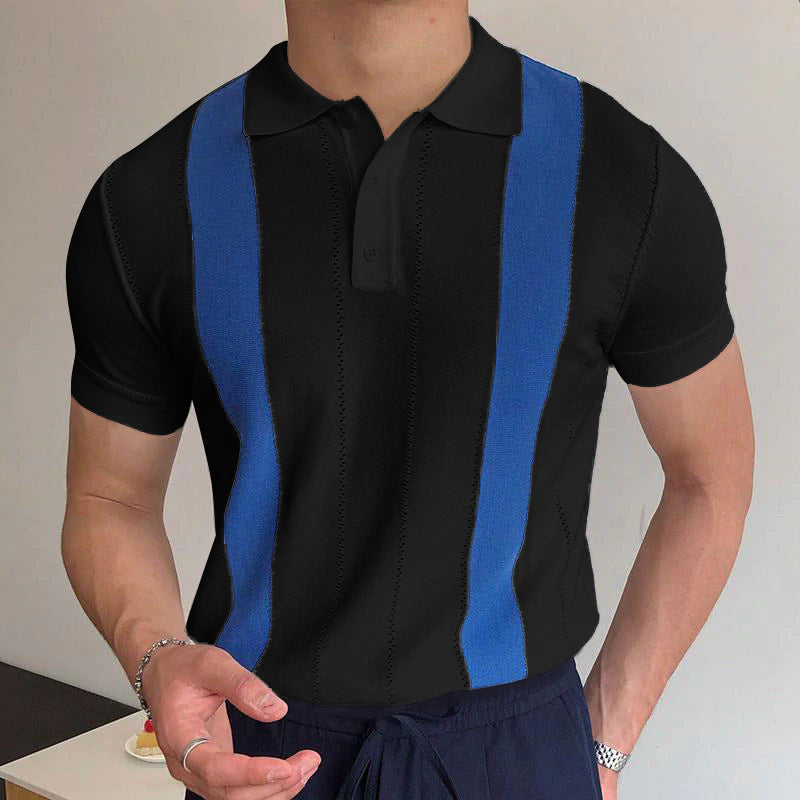 Summer Short Sleeves Business Polo T Shirts for Men