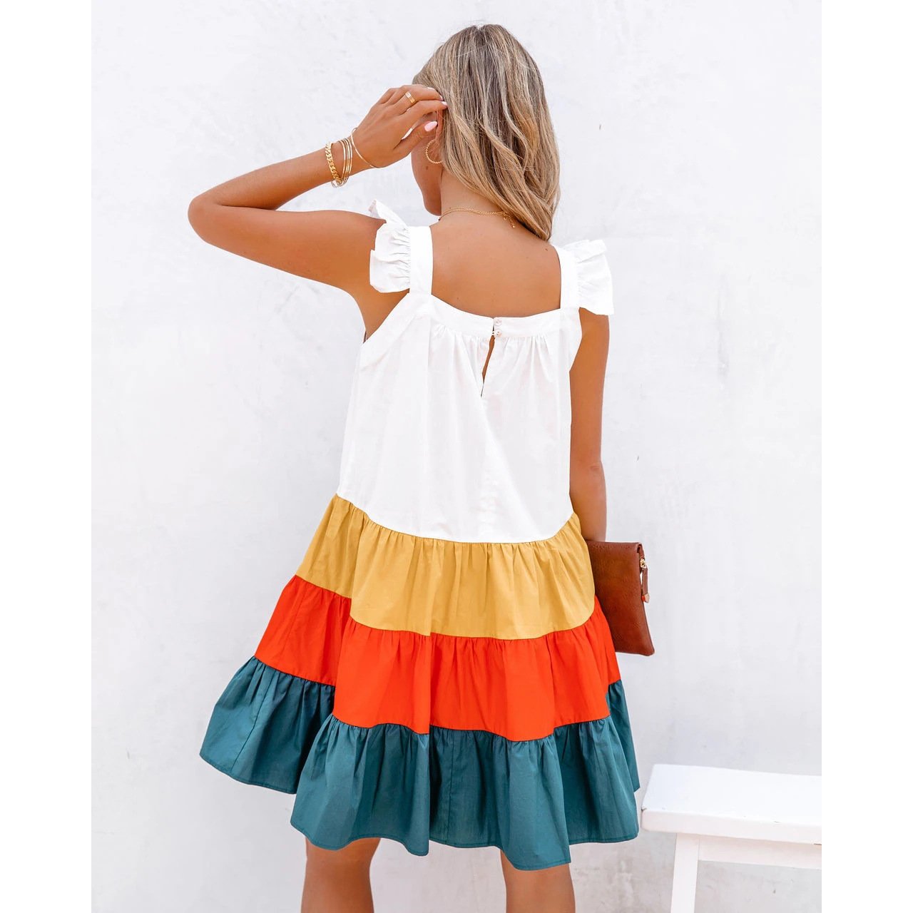 Summer Vaction Cake Short Dresses-STYLEGOING