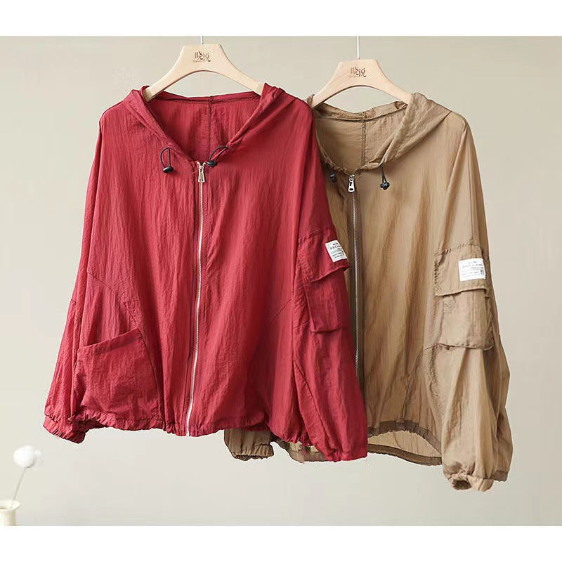 Casual Plus Sizes Sun Proof Summer Women Coat