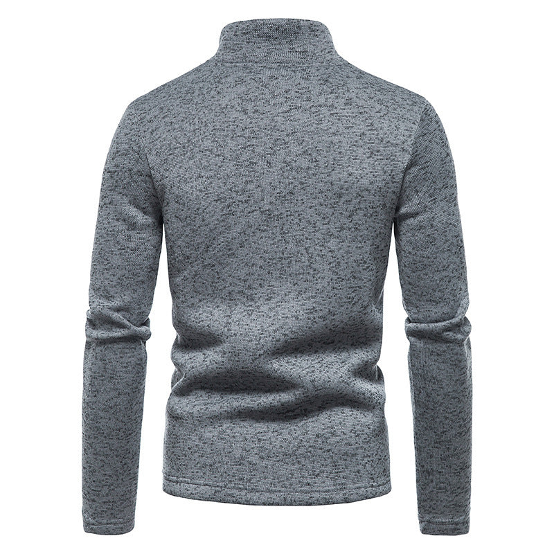 Turtleneck Zipper Men's Sweaters