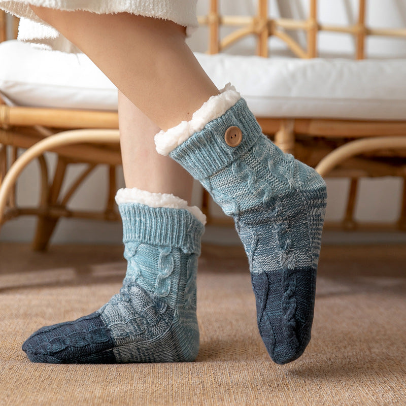 Winter Warm Velvet Sherpa Long Socks