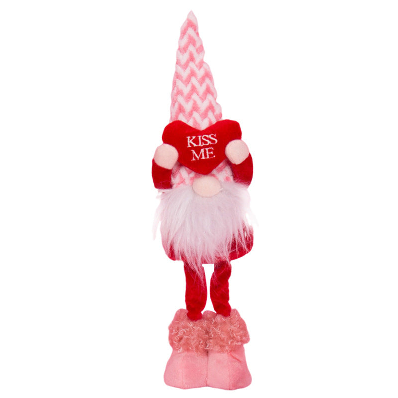 Sweetheart Faceless Doll for Valentine's Day Decoration