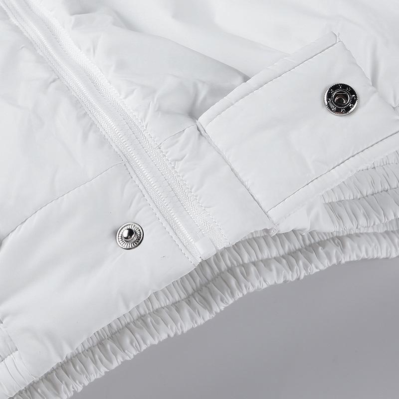 Women Cotton Zipper Short Coats