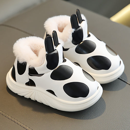 Cute Warm Winter Cotton Slippers for Kids