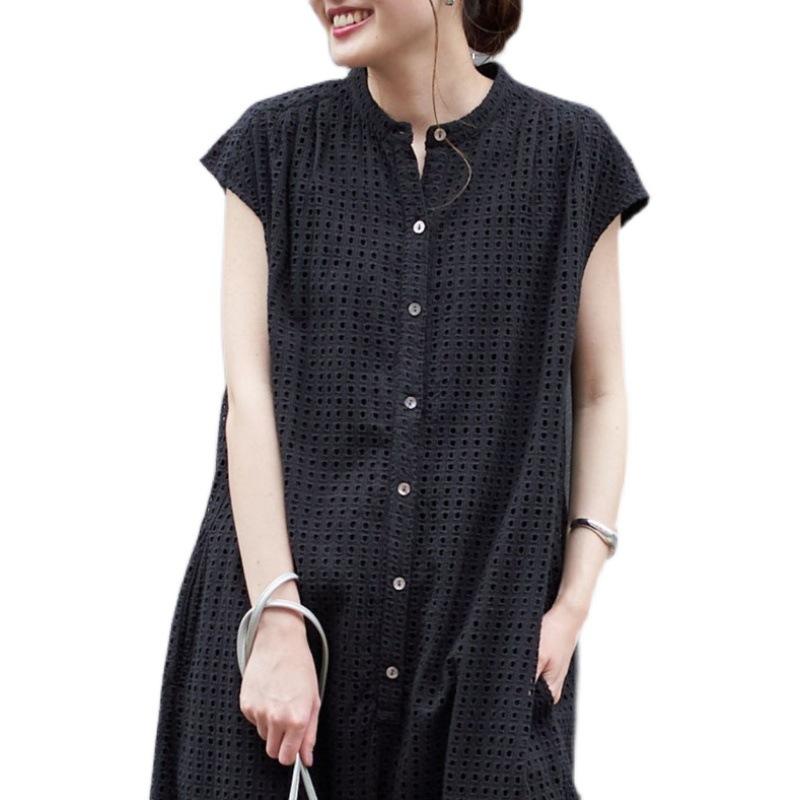 Black Short Sleeves Office Lady Loose Jumpsuits-STYLEGOING